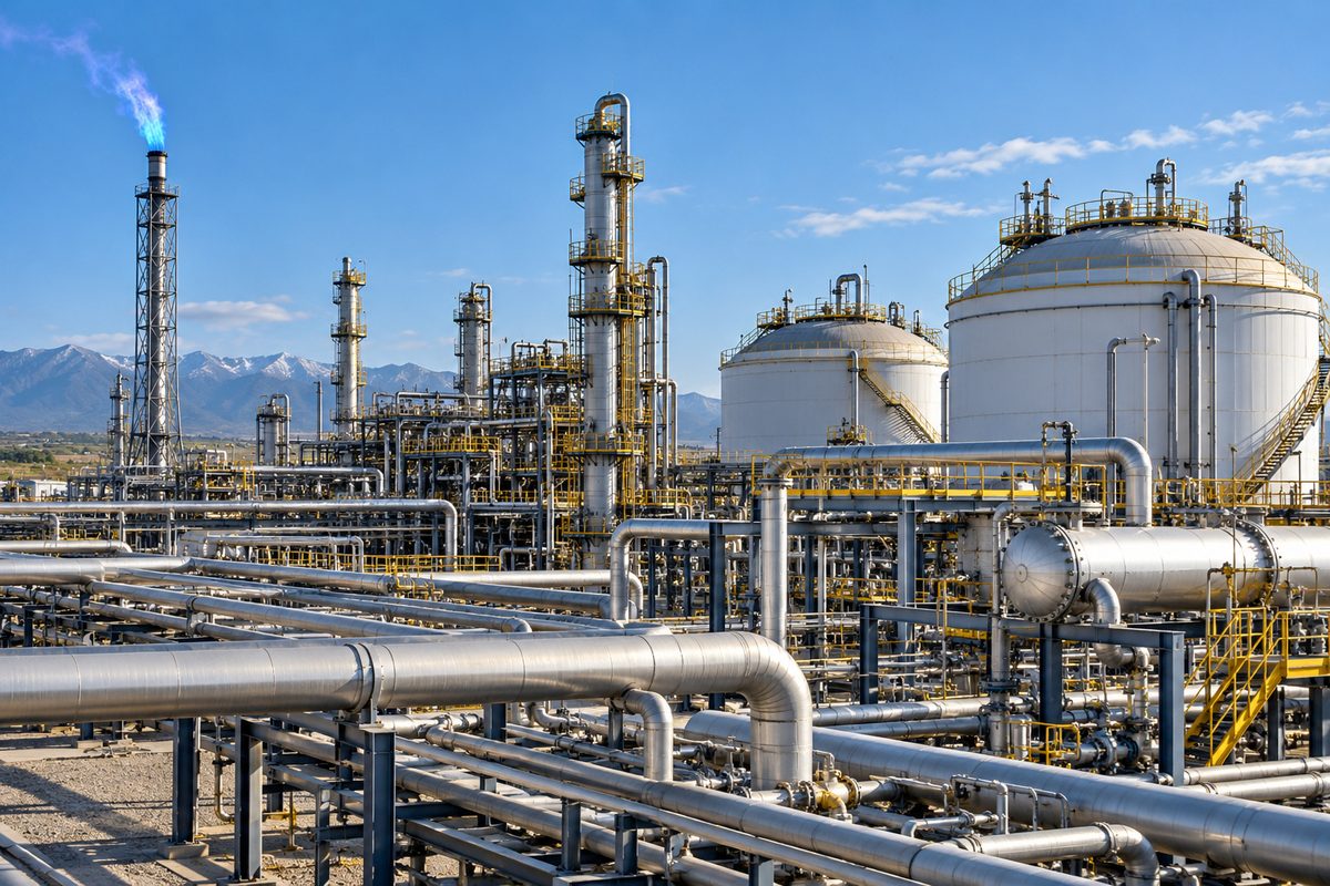 Impianto di estrazione di gas naturale