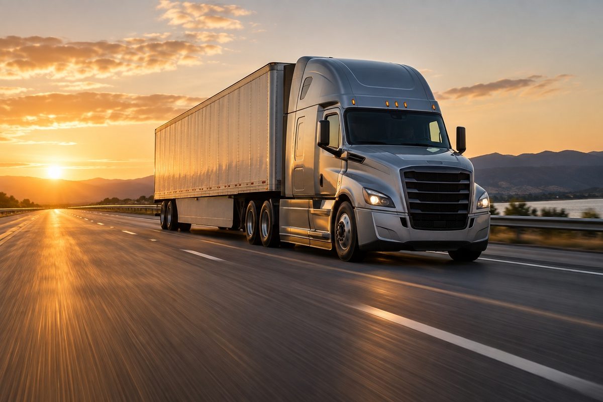 Camion in autostrada
