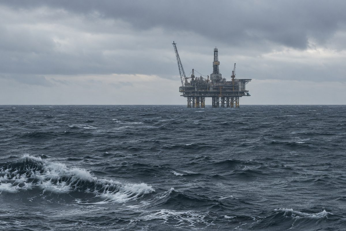 Piattaforma petrolifera nel Mare del Nord