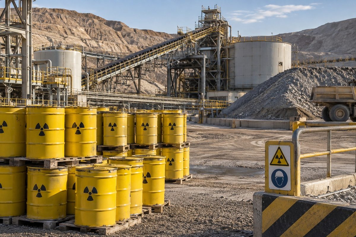 Miniera di uranio a cielo aperto